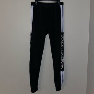 Black XL Dolce & Gabbana Sweat Pants